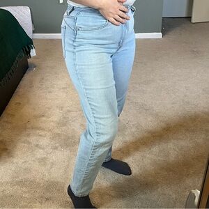 Cotton blue jeans, skinny high waisted women’s size 6